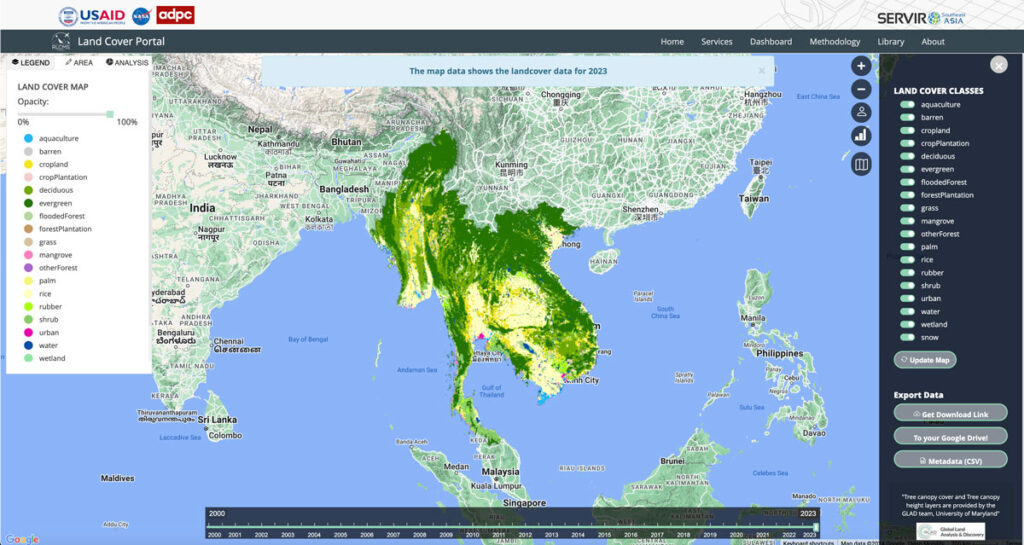 Regional Land Cover Mapping System RLCMS