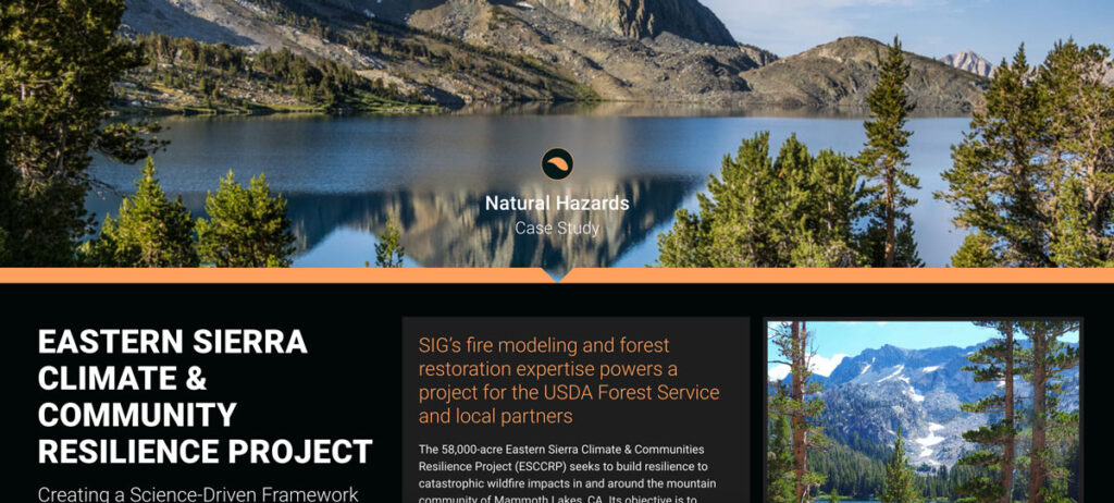 Eastern Sierra Climate & Community Resilience Project