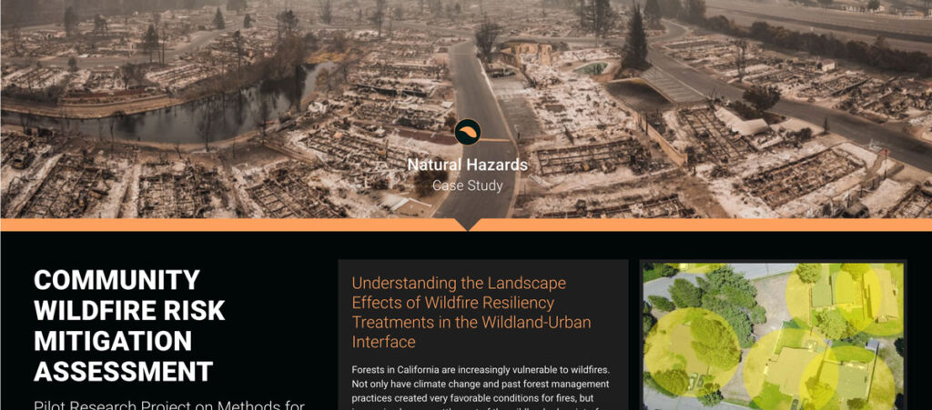 Community Wildfire Risk Mitigation Assessment